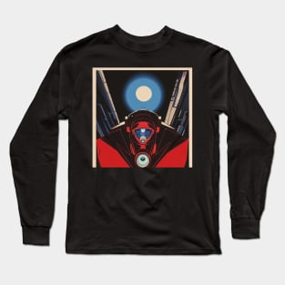 Vintage Cyberpunk Poster Long Sleeve T-Shirt